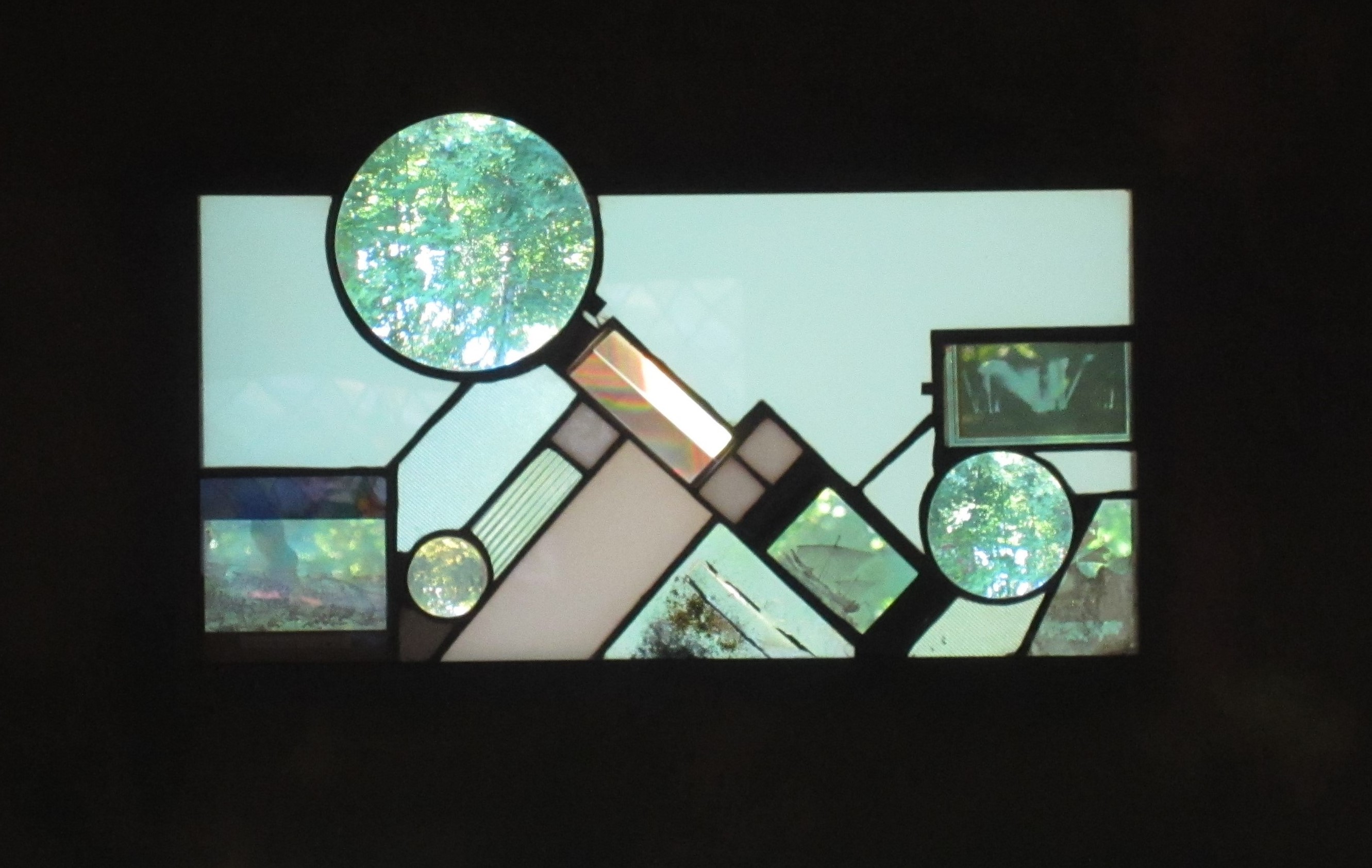 Norwegian Wood, Glass Panel by Astri Reusch, 1986