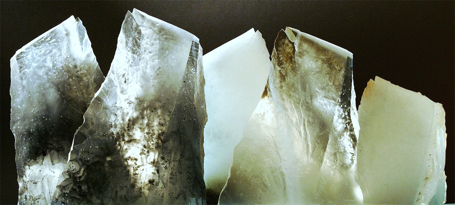 Shadows of Forgotten Ancestors, Cast Glass Sculpture by Astri Reusch, 1983-1986