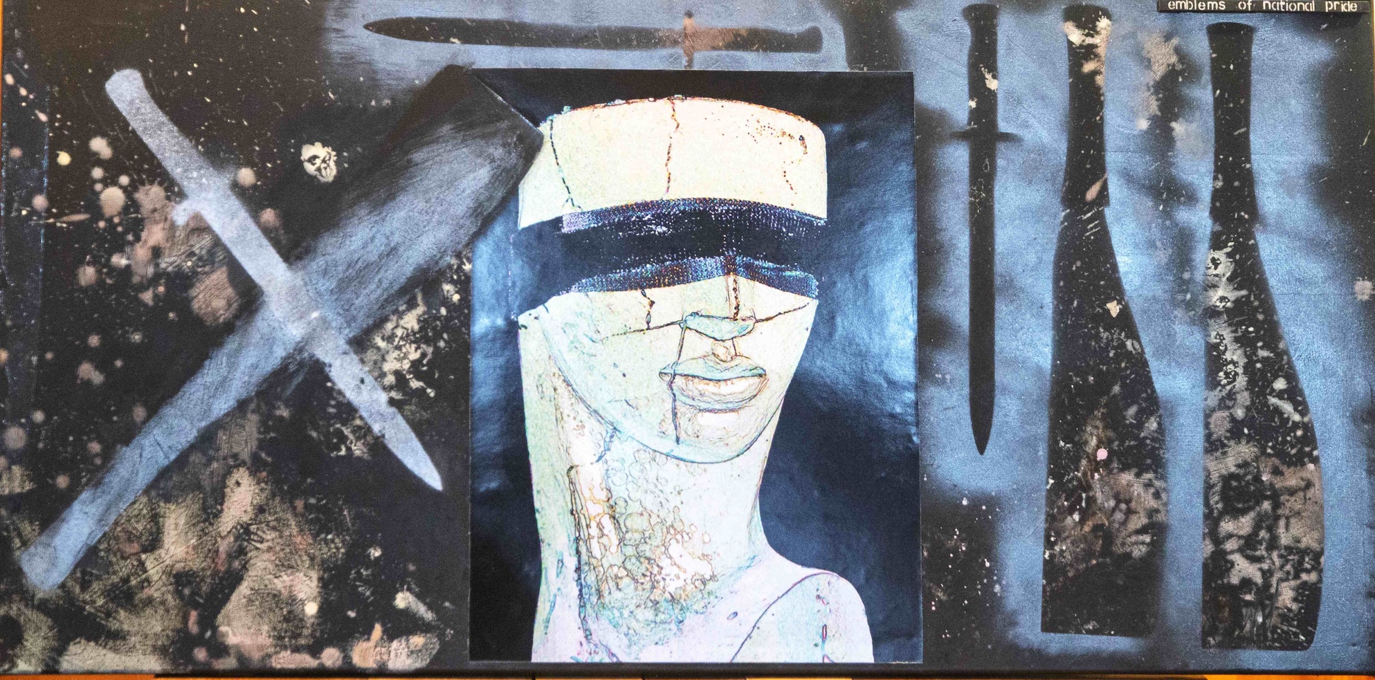 Witness Transformation Blue 2, painting by Astri Reusch, 2011